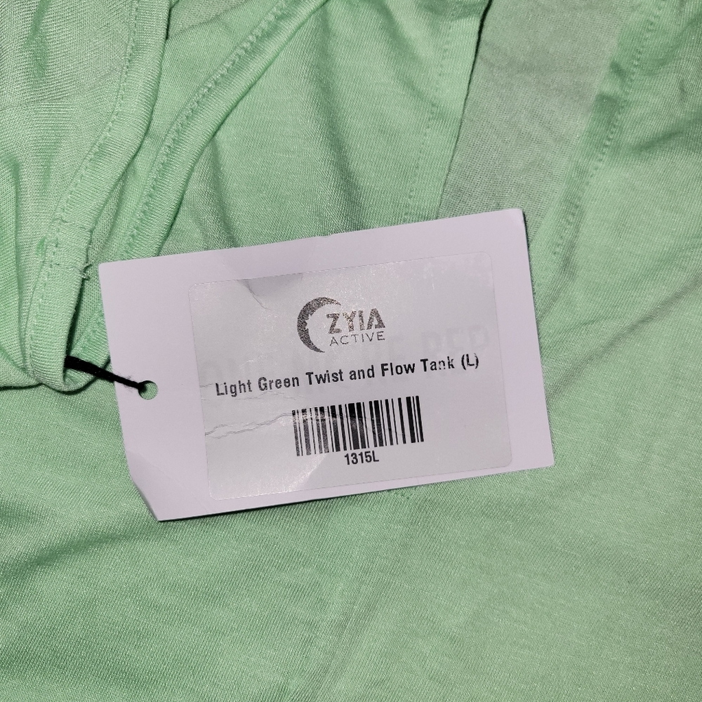 NWT GREEN ZYIA TANK